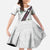 Custom Guatemala Football Kid Short Sleeve Dress Los Chapines White Version - Wonder Print Shop