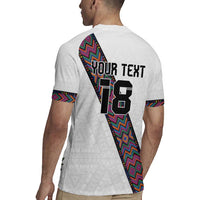 Custom Guatemala Football Rugby Jersey Los Chapines White Version - Wonder Print Shop