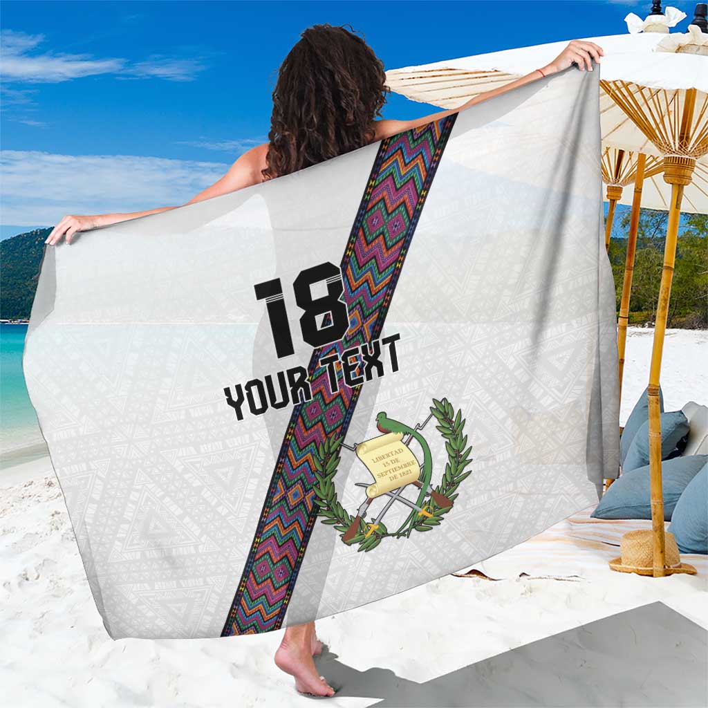 Custom Guatemala Football Sarong Los Chapines White Version - Wonder Print Shop