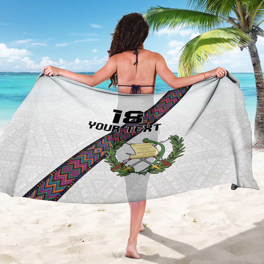 Custom Guatemala Football Sarong Los Chapines White Version - Wonder Print Shop