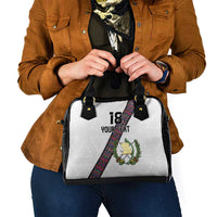 Custom Guatemala Football Shoulder Handbag Los Chapines White Version - Wonder Print Shop