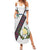 Custom Guatemala Football Summer Maxi Dress Los Chapines White Version - Wonder Print Shop