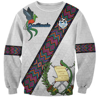 Custom Guatemala Football Sweatshirt Los Chapines White Version - Wonder Print Shop