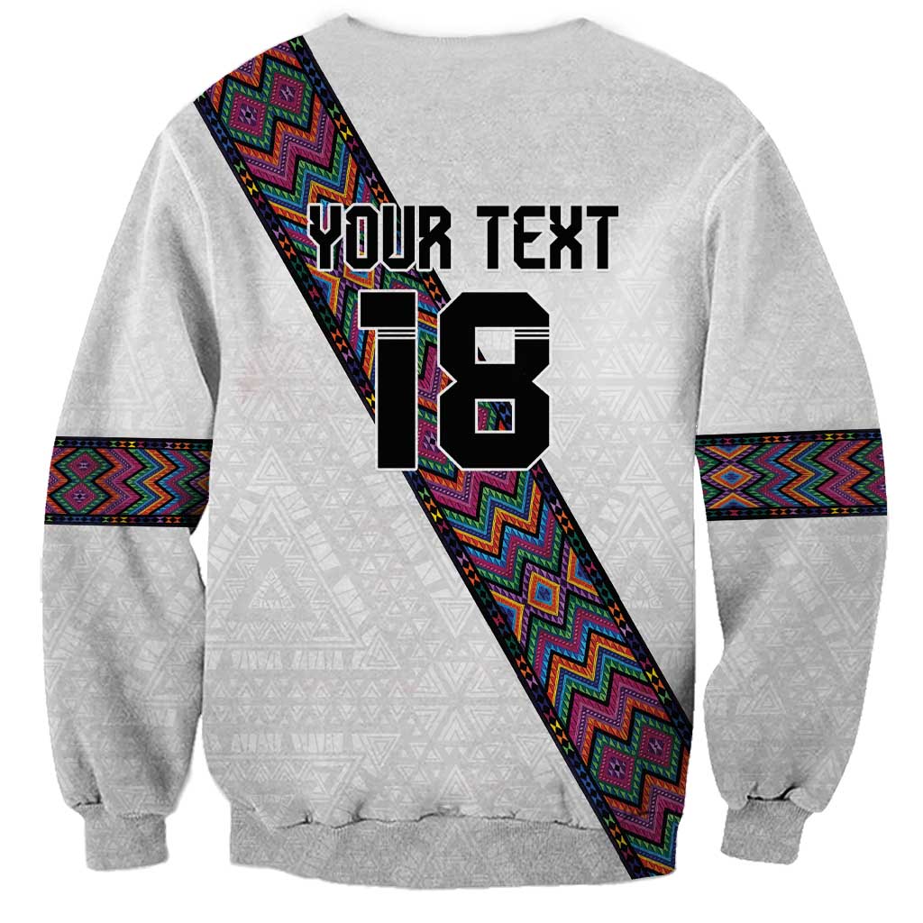 Custom Guatemala Football Sweatshirt Los Chapines White Version - Wonder Print Shop