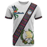 Custom Guatemala Football T Shirt Los Chapines White Version - Wonder Print Shop