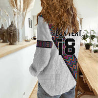 Custom Guatemala Football Women Casual Shirt Los Chapines White Version - Wonder Print Shop