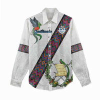 Custom Guatemala Football Women Casual Shirt Los Chapines White Version - Wonder Print Shop