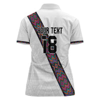 Custom Guatemala Football Women Polo Shirt Los Chapines White Version - Wonder Print Shop