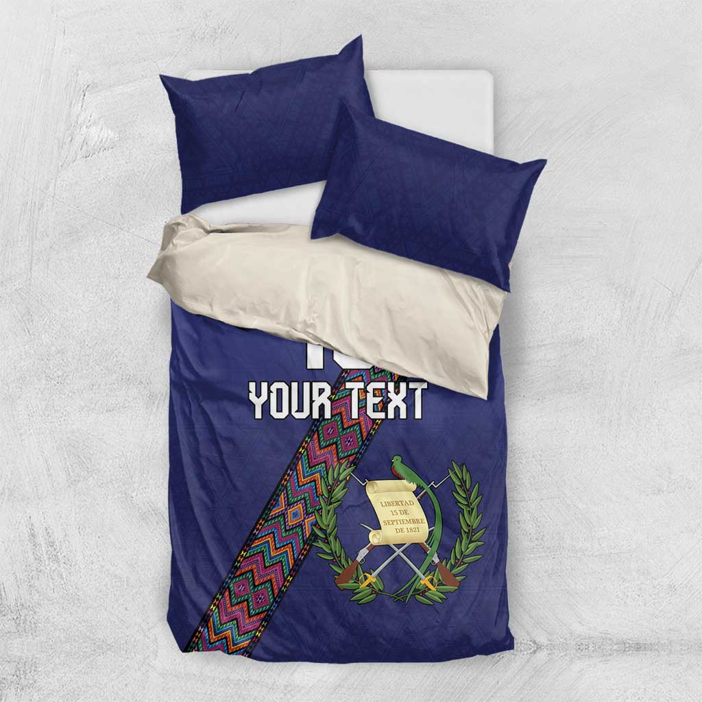 Custom Guatemala Football Bedding Set Los Chapines Blue Version - Wonder Print Shop