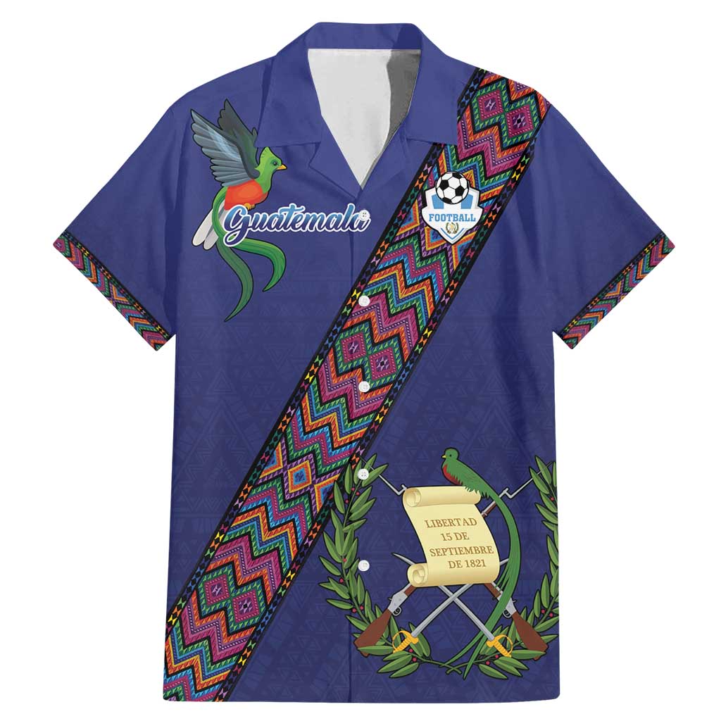 Custom Guatemala Football Family Matching Mermaid Dress and Hawaiian Shirt Los Chapines Blue Version - Wonder Print Shop