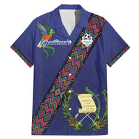 Custom Guatemala Football Family Matching Mermaid Dress and Hawaiian Shirt Los Chapines Blue Version - Wonder Print Shop