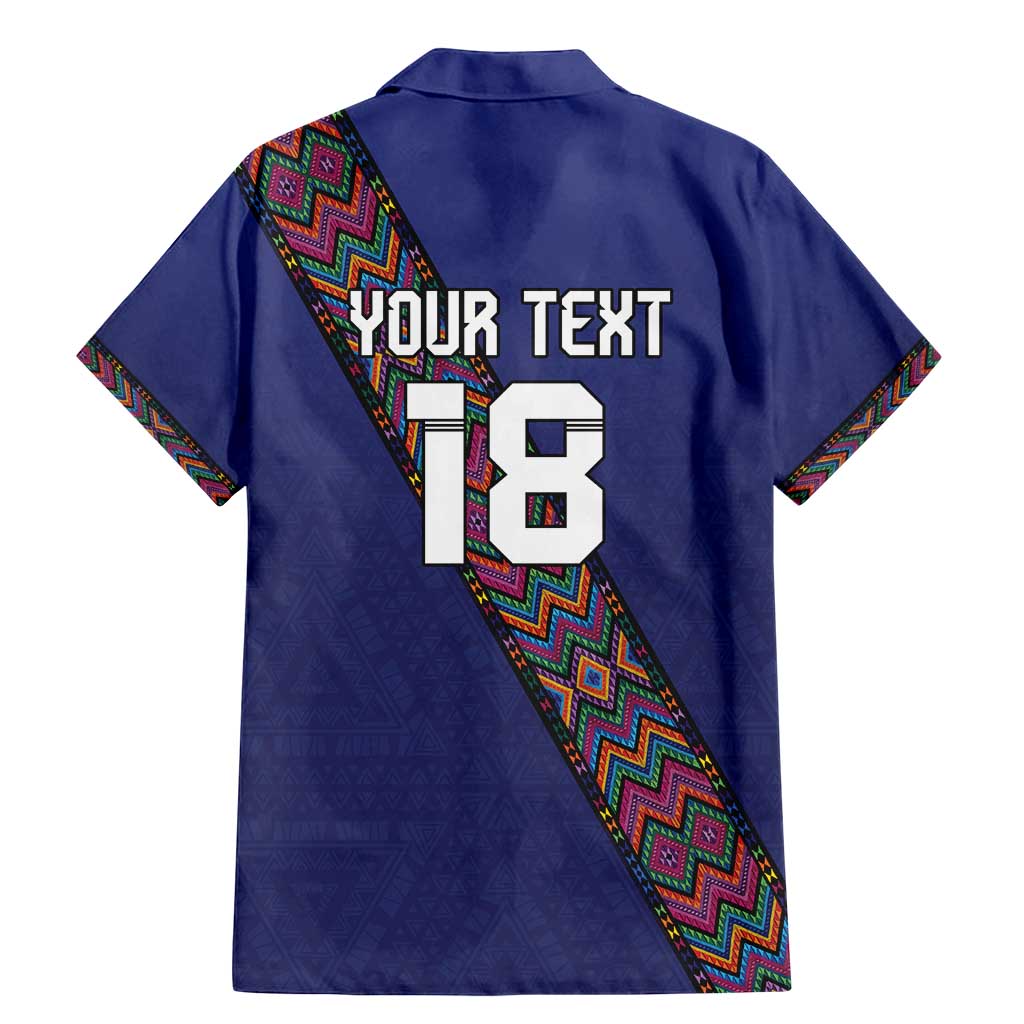 Custom Guatemala Football Family Matching Mermaid Dress and Hawaiian Shirt Los Chapines Blue Version - Wonder Print Shop