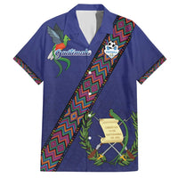 Custom Guatemala Football Hawaiian Shirt Los Chapines Blue Version - Wonder Print Shop