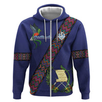 Custom Guatemala Football Hoodie Los Chapines Blue Version - Wonder Print Shop