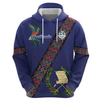 Custom Guatemala Football Hoodie Los Chapines Blue Version - Wonder Print Shop