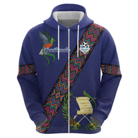 Custom Guatemala Football Hoodie Los Chapines Blue Version - Wonder Print Shop