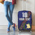 Custom Guatemala Football Luggage Cover Los Chapines Blue Version - Wonder Print Shop