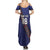 Custom Guatemala Football Summer Maxi Dress Los Chapines Blue Version - Wonder Print Shop