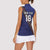 Custom Guatemala Football Women Sleeveless Polo Shirt Los Chapines Blue Version - Wonder Print Shop