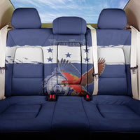 Honduras Independence Day Back Car Seat Cover Scarlet Macaw Flag Style - Wonder Print Shop