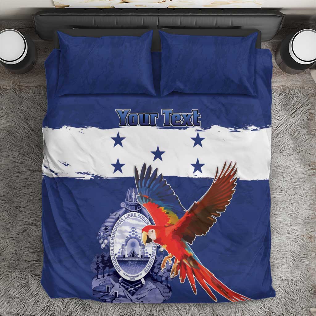 Honduras Independence Day Bedding Set Scarlet Macaw Flag Style - Wonder Print Shop
