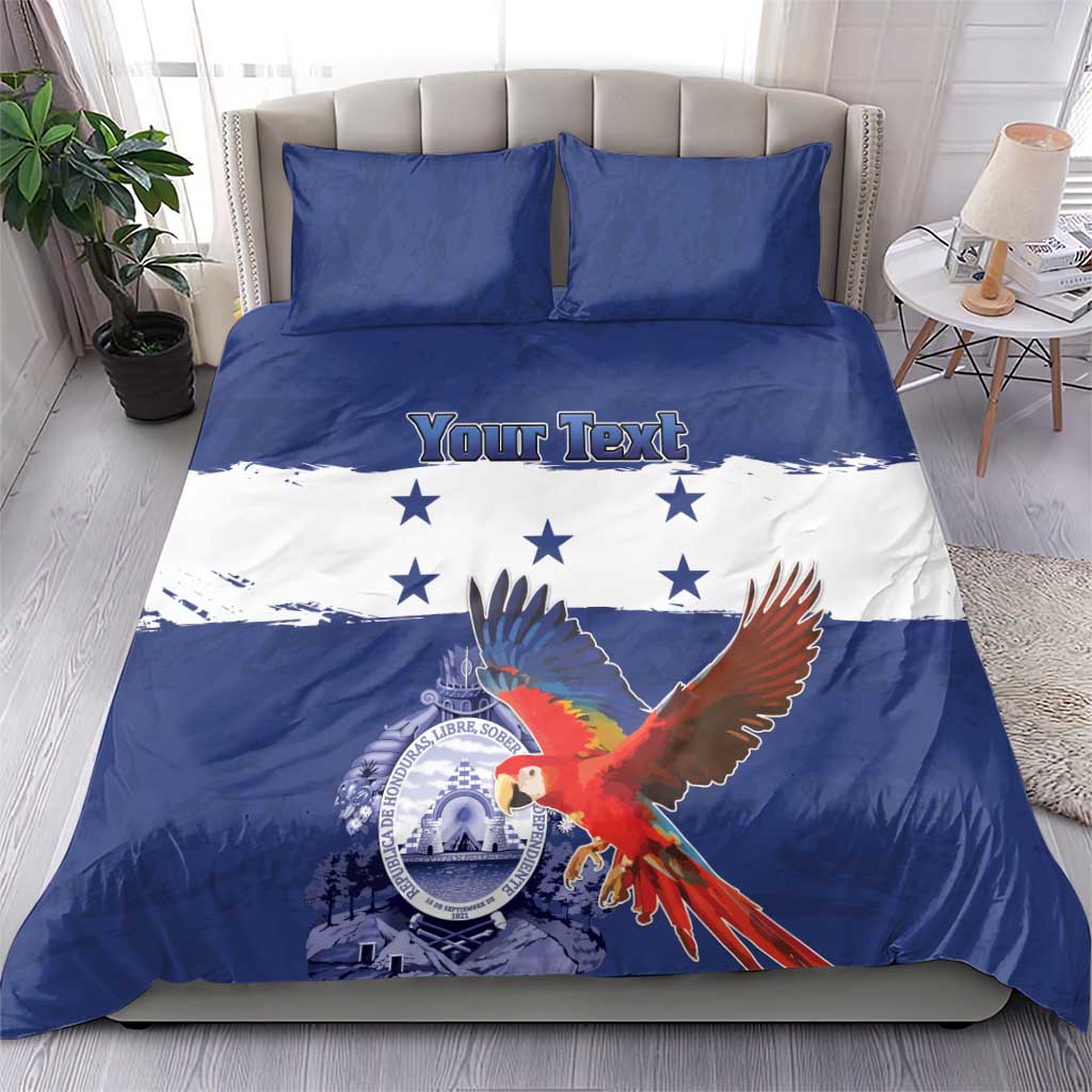 Honduras Independence Day Bedding Set Scarlet Macaw Flag Style - Wonder Print Shop