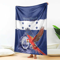 Honduras Independence Day Blanket Scarlet Macaw Flag Style - Wonder Print Shop