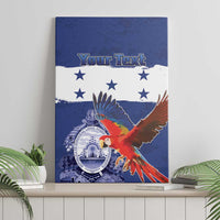 Honduras Independence Day Canvas Wall Art Scarlet Macaw Flag Style - Wonder Print Shop