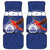 Honduras Independence Day Car Mats Scarlet Macaw Flag Style - Wonder Print Shop
