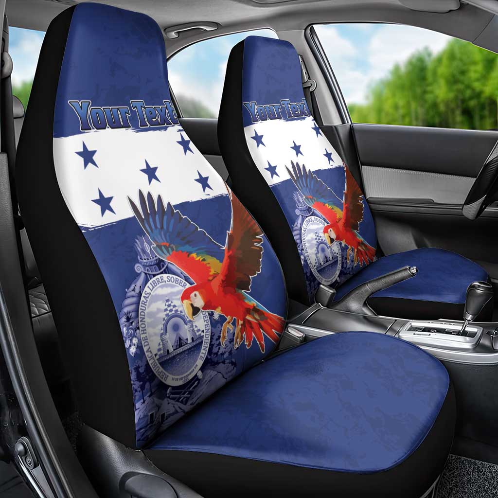 Honduras Independence Day Car Seat Cover Scarlet Macaw Flag Style - Wonder Print Shop