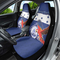Honduras Independence Day Car Seat Cover Scarlet Macaw Flag Style - Wonder Print Shop