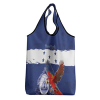 Honduras Independence Day Grocery Bag Scarlet Macaw Flag Style - Wonder Print Shop