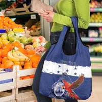 Honduras Independence Day Grocery Bag Scarlet Macaw Flag Style - Wonder Print Shop