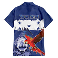 Honduras Independence Day Hawaiian Shirt Scarlet Macaw Flag Style - Wonder Print Shop