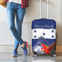 Honduras Independence Day Luggage Cover Scarlet Macaw Flag Style - Wonder Print Shop