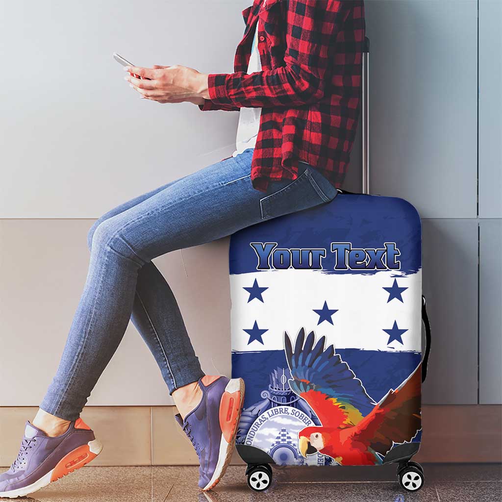 Honduras Independence Day Luggage Cover Scarlet Macaw Flag Style - Wonder Print Shop