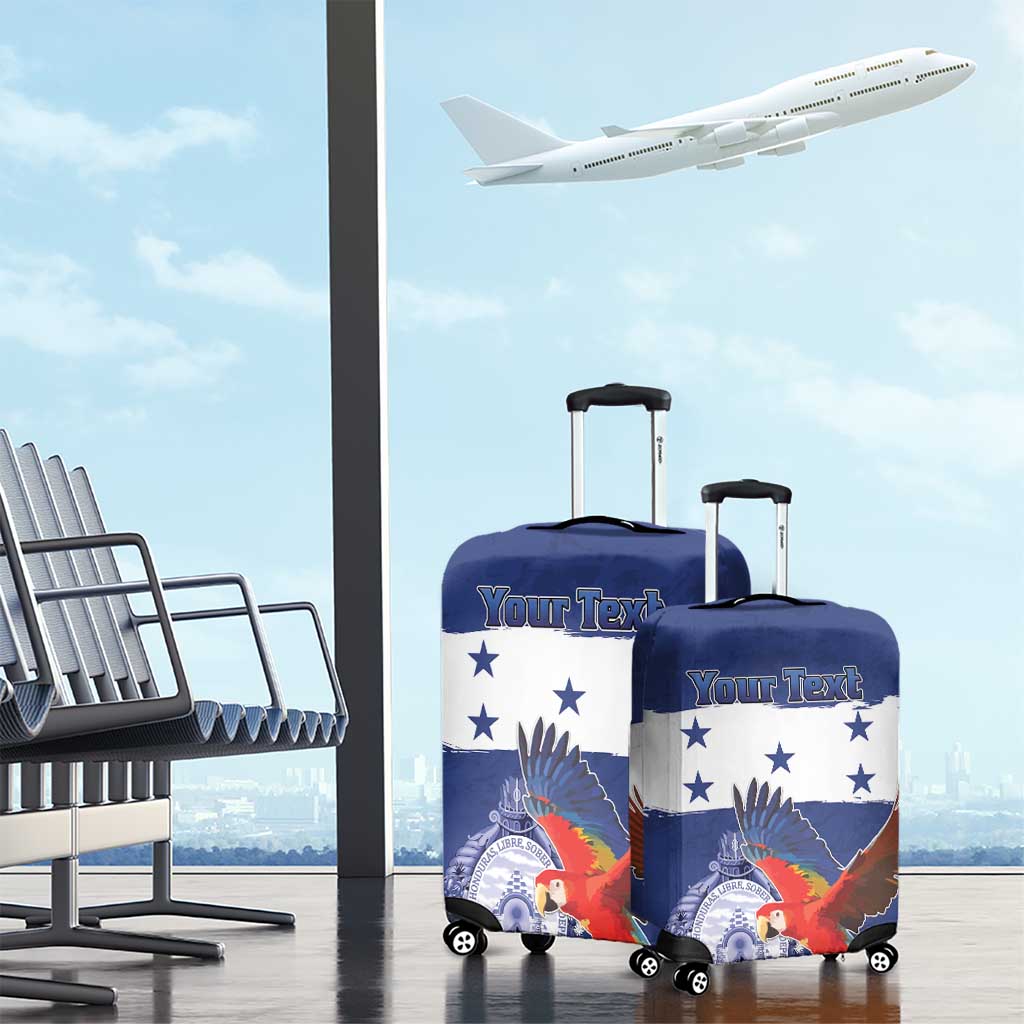 Honduras Independence Day Luggage Cover Scarlet Macaw Flag Style - Wonder Print Shop