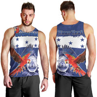 Honduras Independence Day Men Tank Top Scarlet Macaw Flag Style - Wonder Print Shop