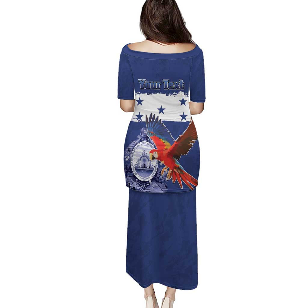 Honduras Independence Day Puletasi Scarlet Macaw Flag Style - Wonder Print Shop