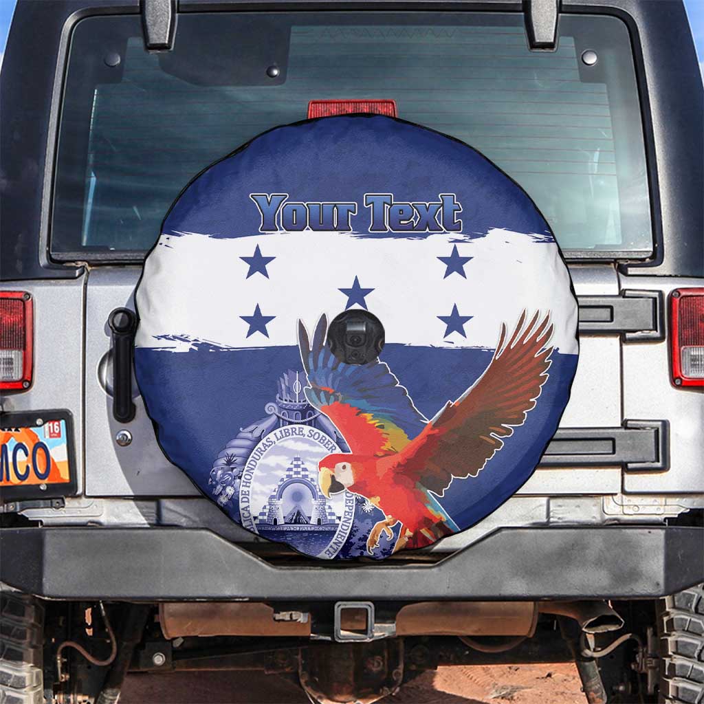 Honduras Independence Day Spare Tire Cover Scarlet Macaw Flag Style - Wonder Print Shop