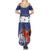 Honduras Independence Day Summer Maxi Dress Scarlet Macaw Flag Style - Wonder Print Shop