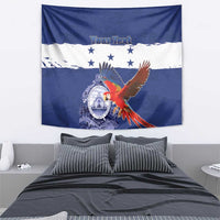 Honduras Independence Day Tapestry Scarlet Macaw Flag Style - Wonder Print Shop