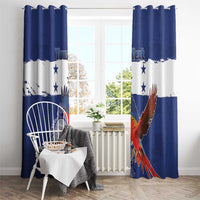 Honduras Independence Day Window Curtain Scarlet Macaw Flag Style - Wonder Print Shop