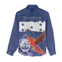 Honduras Independence Day Women Casual Shirt Scarlet Macaw Flag Style - Wonder Print Shop