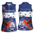 Honduras Independence Day Women Sleeveless Polo Shirt Scarlet Macaw Flag Style - Wonder Print Shop