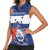 Honduras Independence Day Women Sleeveless Polo Shirt Scarlet Macaw Flag Style - Wonder Print Shop