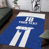 Custom Honduras Football Area Rug La H Go Champion - Wonder Print Shop