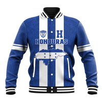 Custom Honduras Football Baseball Jacket La H Go Champion - Wonder Print Shop