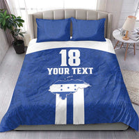 Custom Honduras Football Bedding Set La H Go Champion - Wonder Print Shop