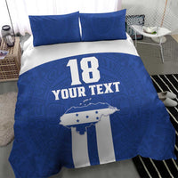 Custom Honduras Football Bedding Set La H Go Champion - Wonder Print Shop